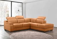 ESCHER LEATHER - Corner Lounge RHF Chaise ESCHER LEATHER