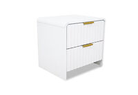 CARRARA - 2 Drawer Bedside CARRARA