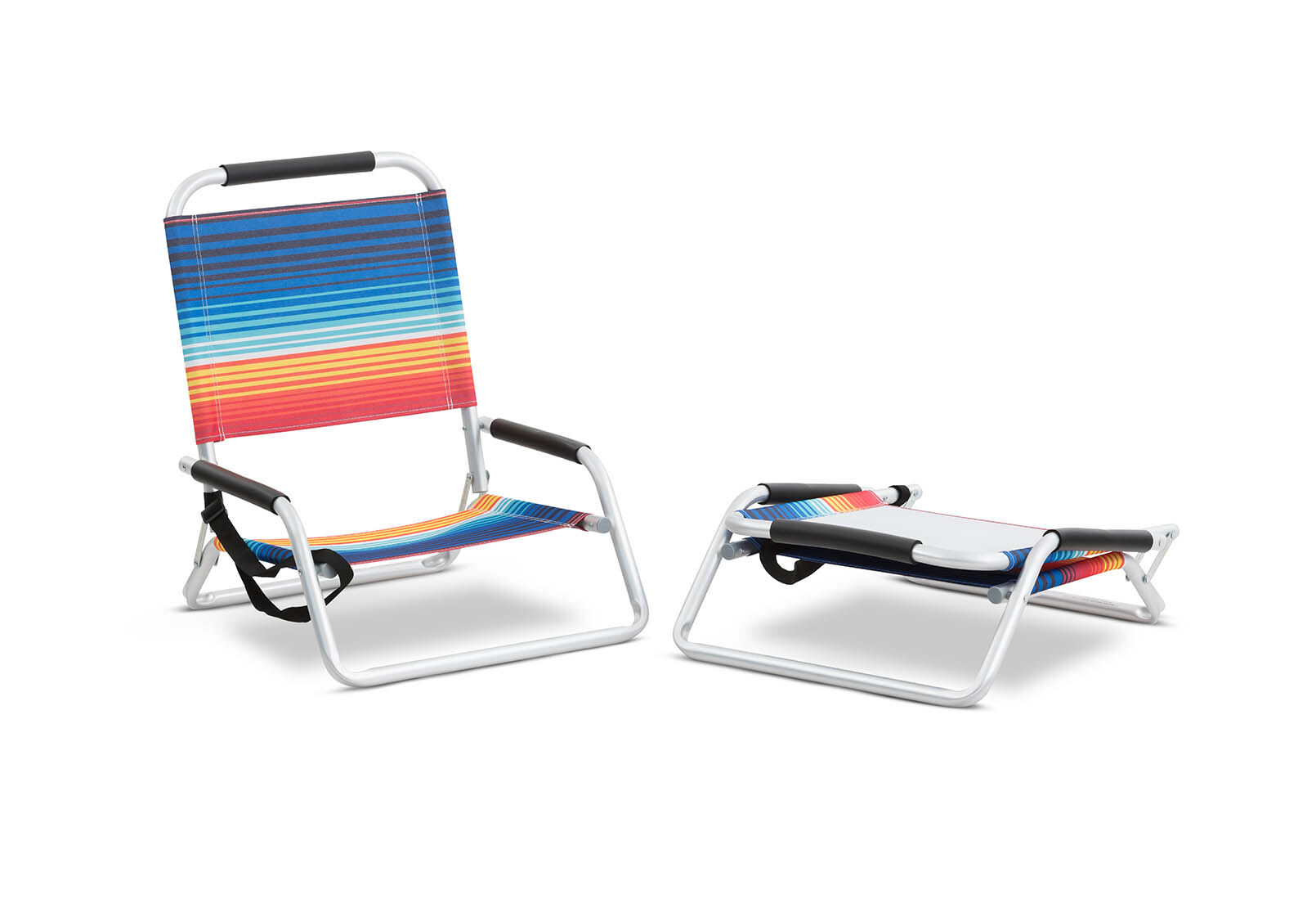 Navy Portillo Set Of 2 Navy Beach Chairs Amart Furniture