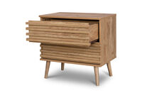 STEVENSON - 2 Drawer Bedside STEVENSON