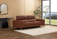 SINATRA LEATHER - 3 Seater with 2 Inbuilt Electric Recliner SINATRA LEATHER