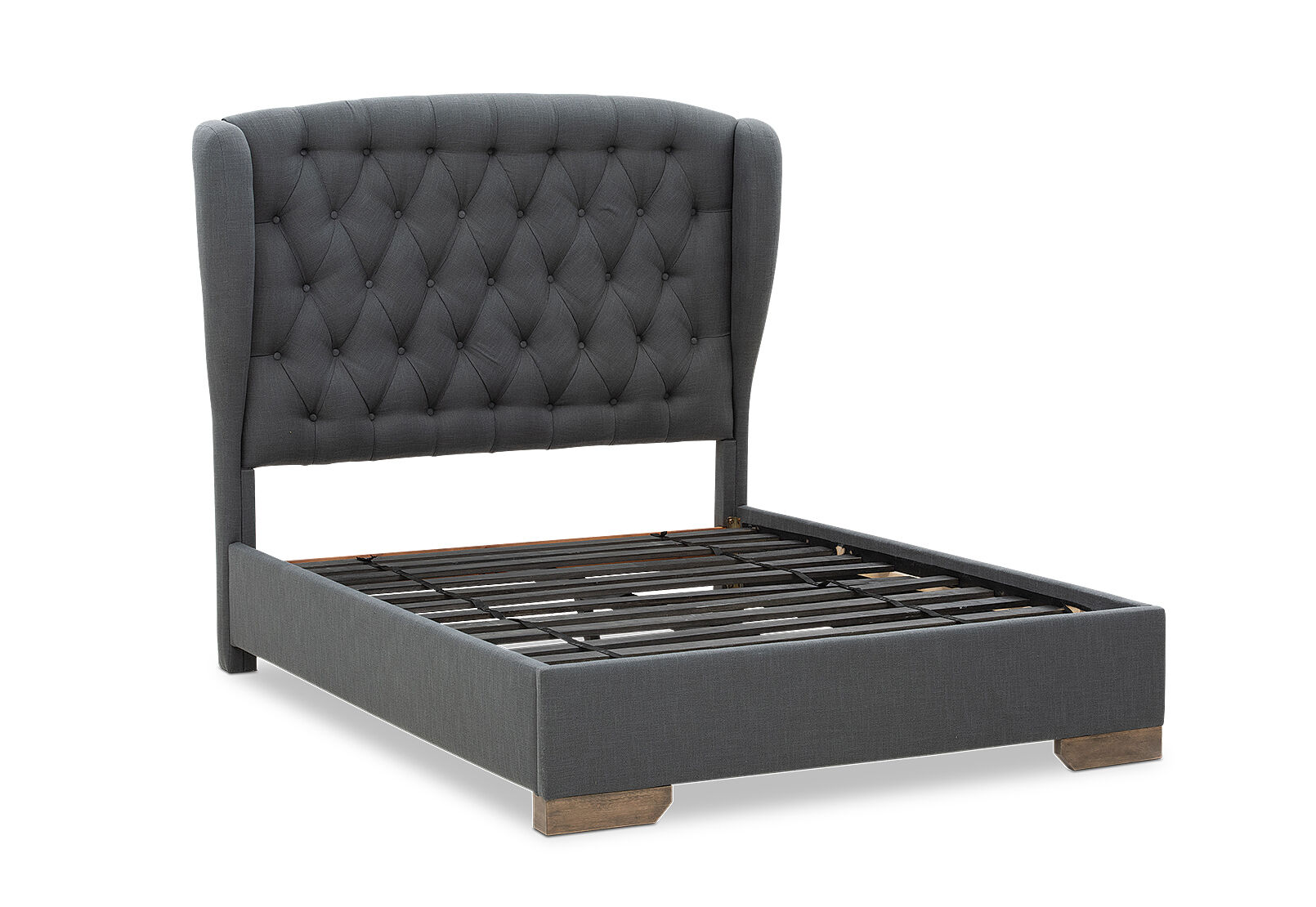 Charcoal Ava Queen Bed Amart Furniture 