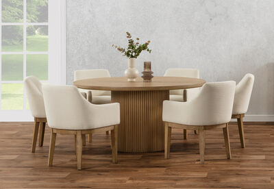 MIRAN - 7 Piece 1500 Dining Suite with Armondo Dining Chairs