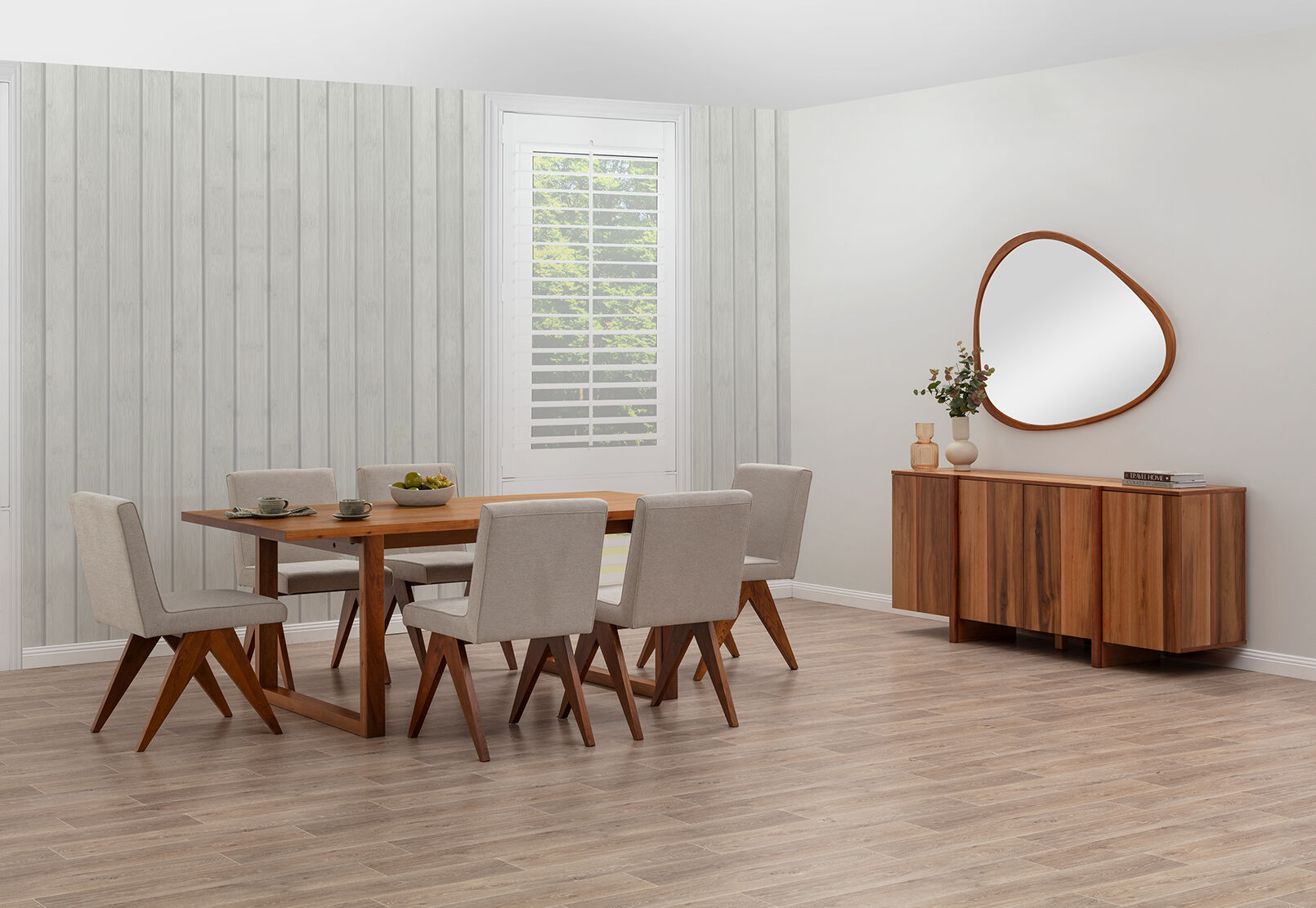 CULLIN - 7 Piece Dining Suite with Leland Dining Chairs CULLIN