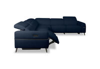 SERAFINI FABRIC - Corner Lounge with 2Inbuilt Electric Recliners SERAFINI FABRIC