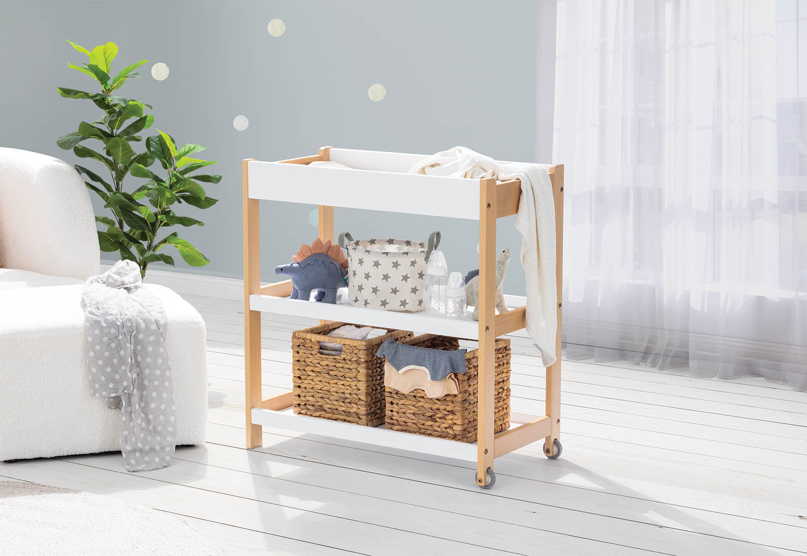 CAMLET - 3 Tier Change Table with Change Pad CAMLET