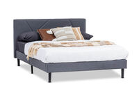 FRAZIER - Dark Grey King Bed FRAZIER