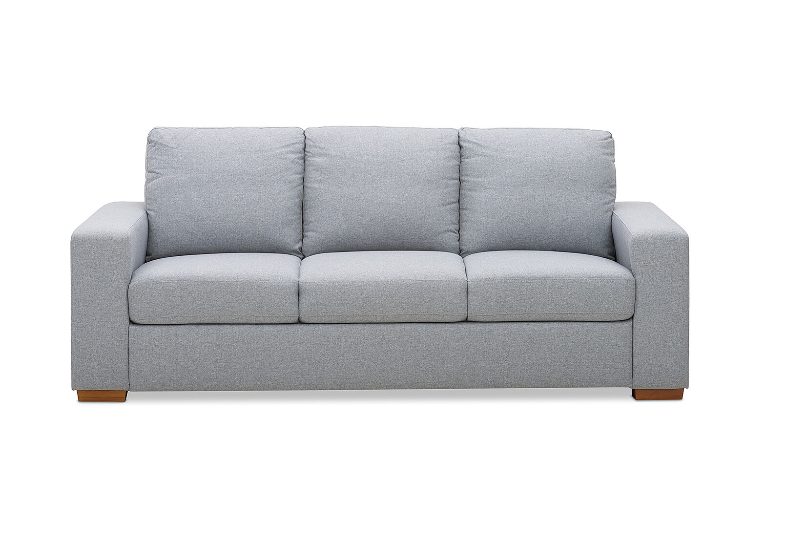 Light Grey Nixon Fabric 3 Seater Sofa, How Much Fabric Is Needed For A 3 Seater Sofa