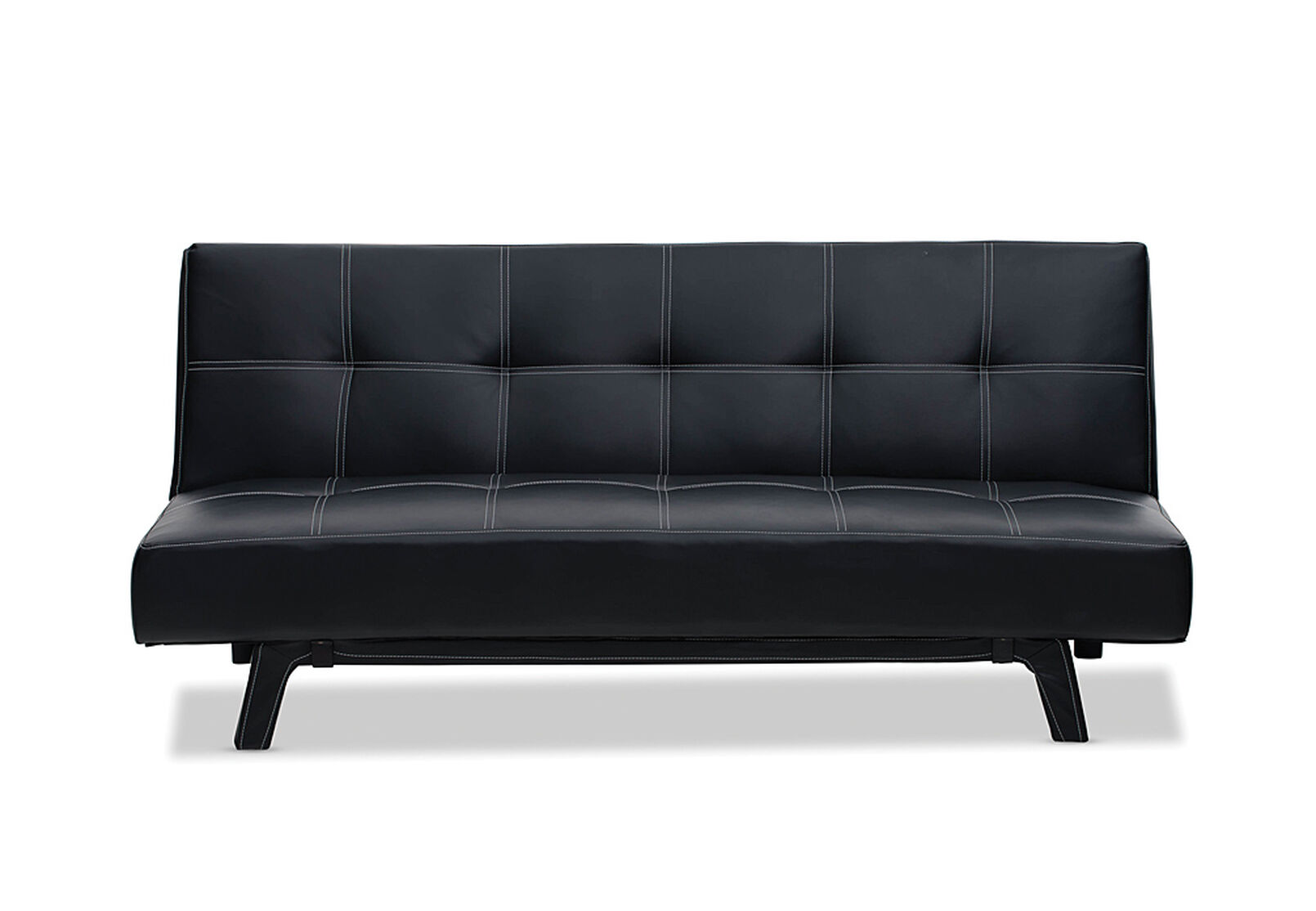 Clack Sofa Bed Amart Furniture, Black Leather Futon
