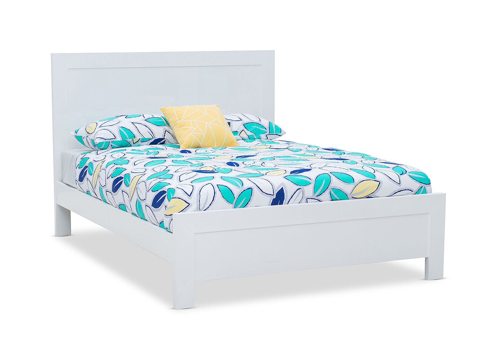 high gloss white tibet queen bed amart furniture