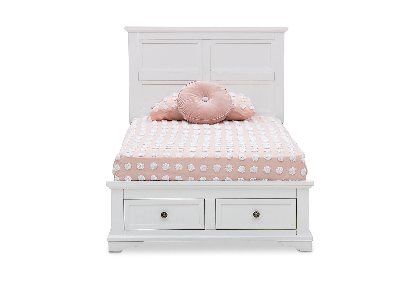 white chanelle king single bed amart furniture