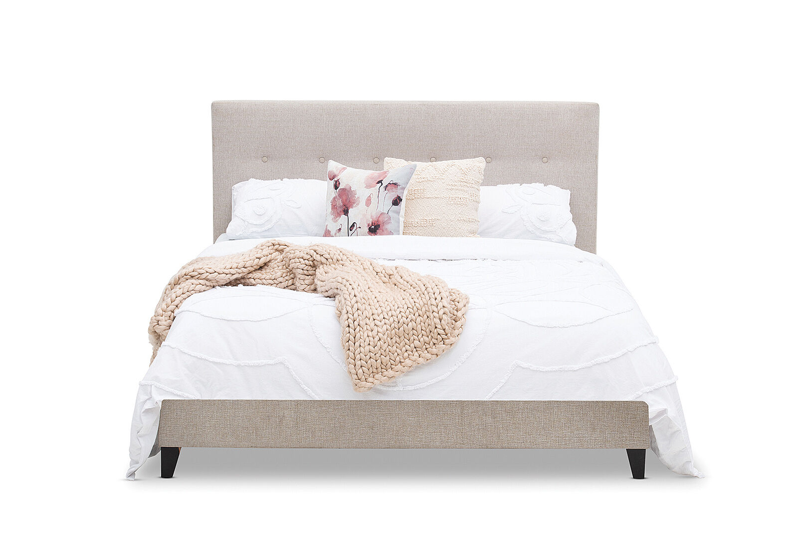 wheat sophie mk2 king bed amart furniture