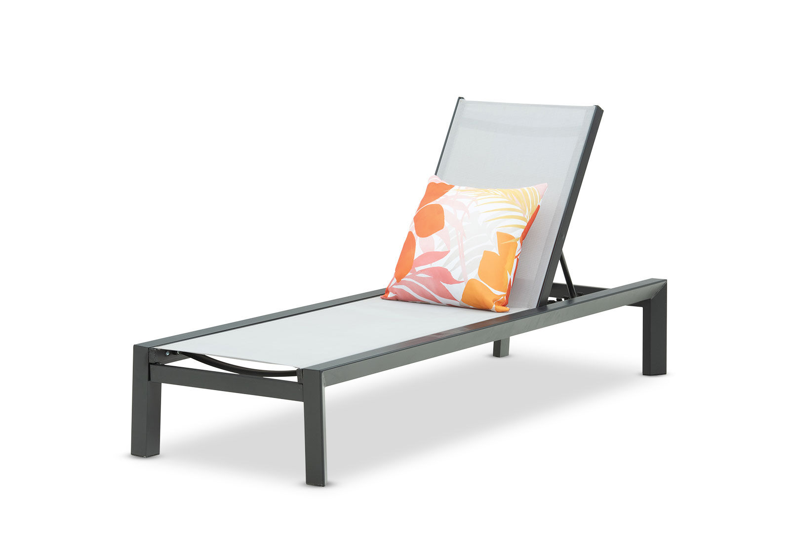 charcoal bohdi outdoor sunlounge amart furniture