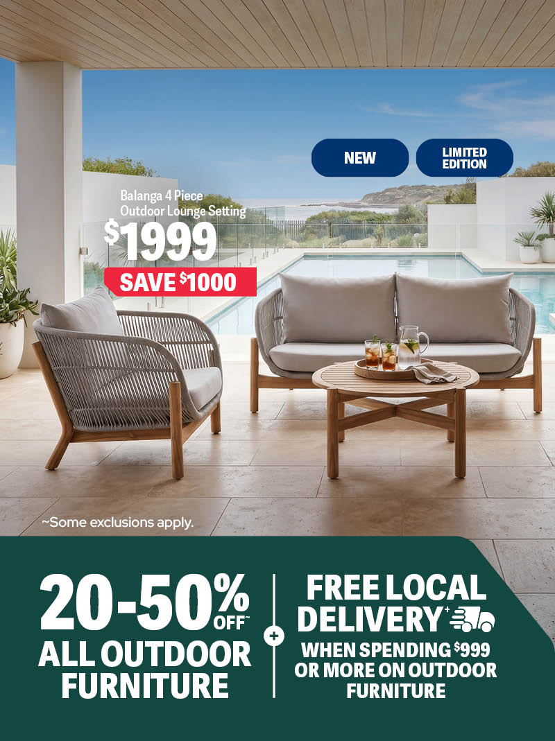 20-50% off Outdoor + Free Local Delivery over $999