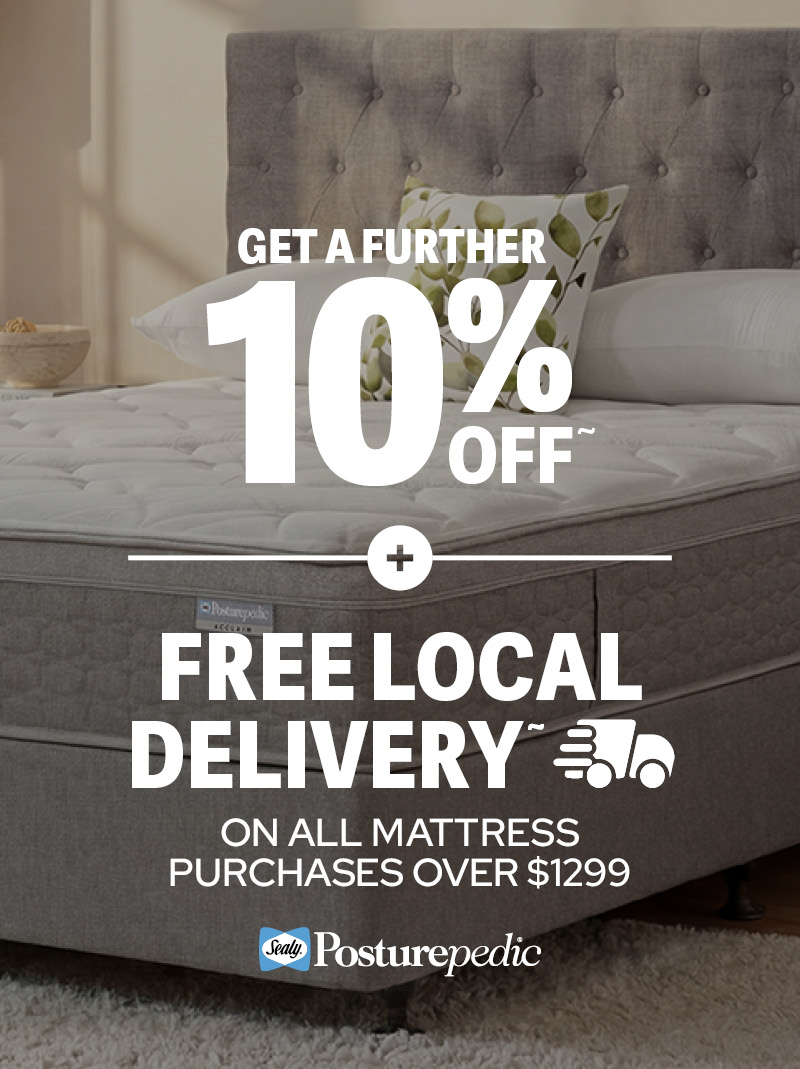 Further 10% off Mattresses Plus Free Local Delivery over $1299