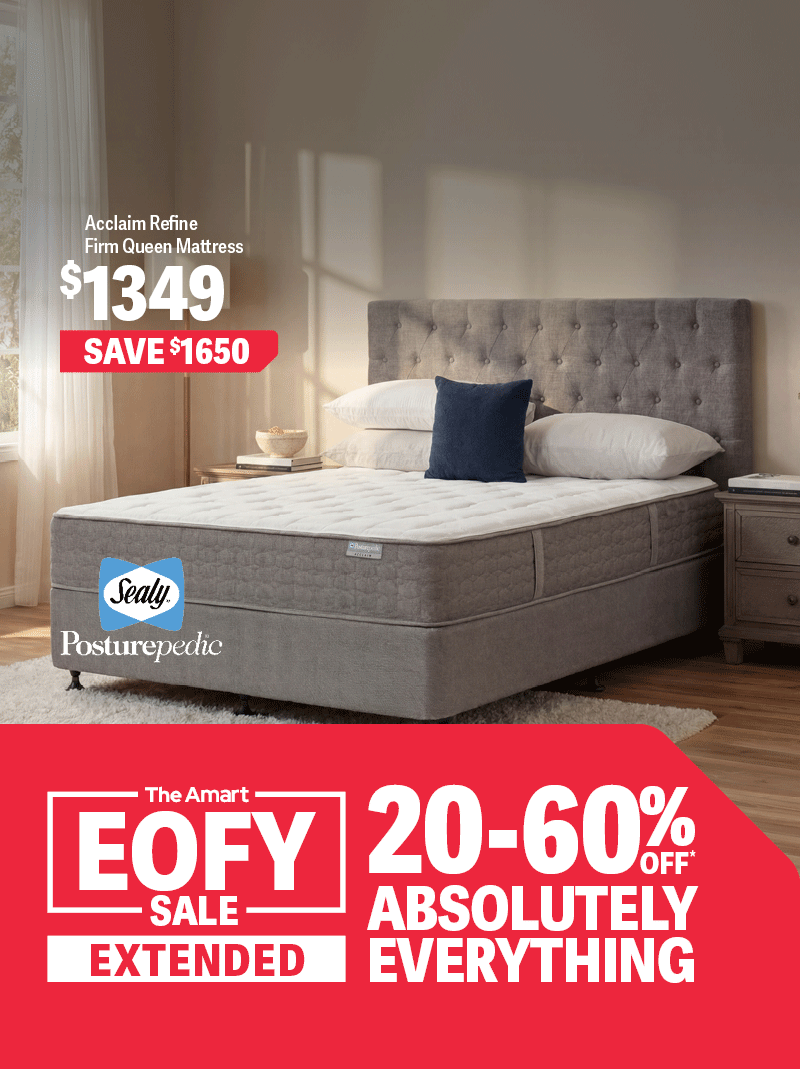 20-60% off* Mattresses EXTENDED