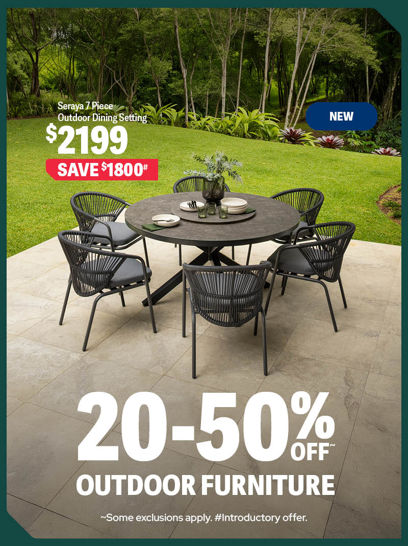 20-50% off Outdoor Furniture