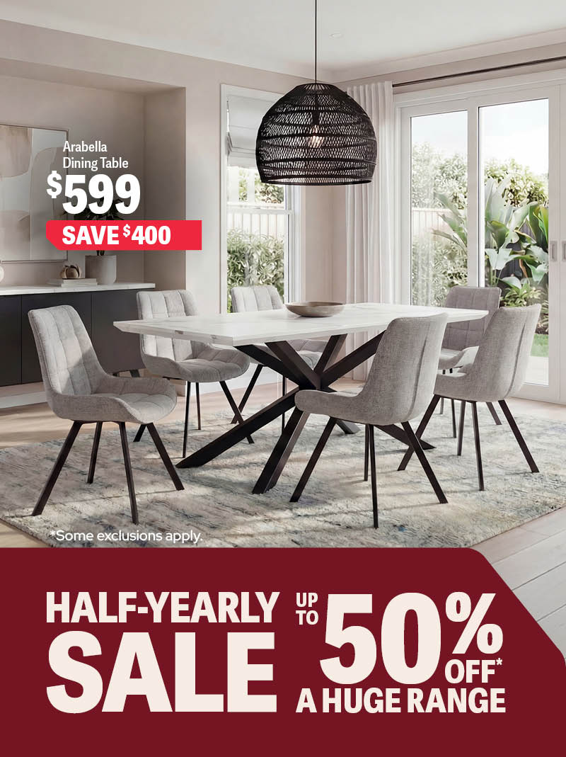 Up to 50% off* Half-Yearly Sale