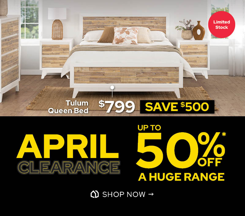 April Clearance Sale