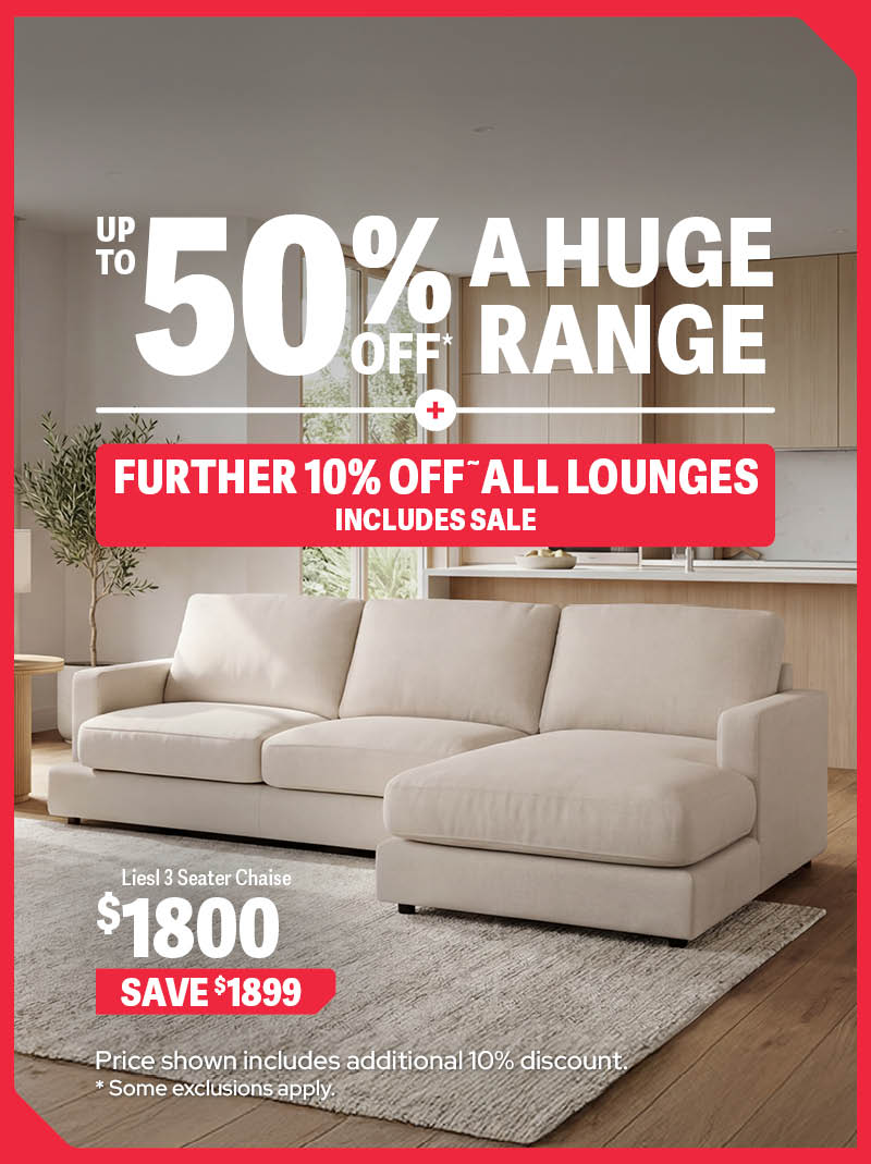 Further 10% off~ Lounges, Sofas & Recliners