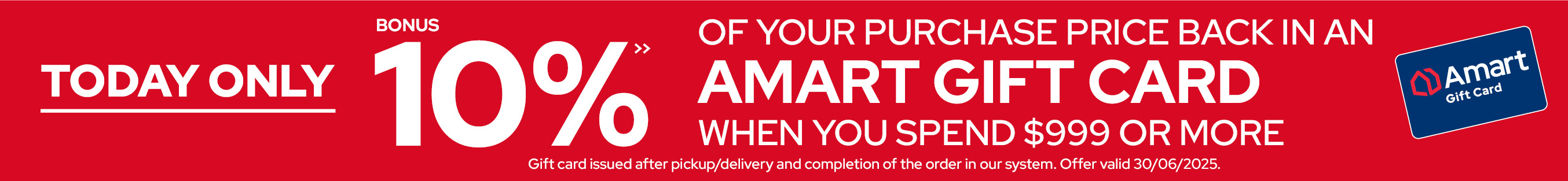 Amart Gift Card Offer
