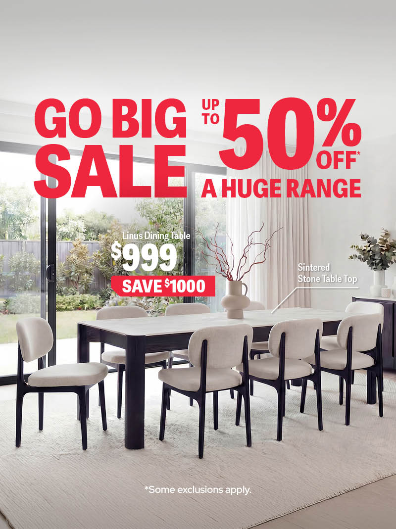 Up to 50% off* Go Big Sale