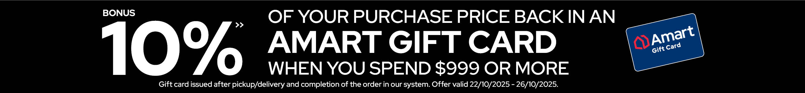 Amart GIft Card Offer