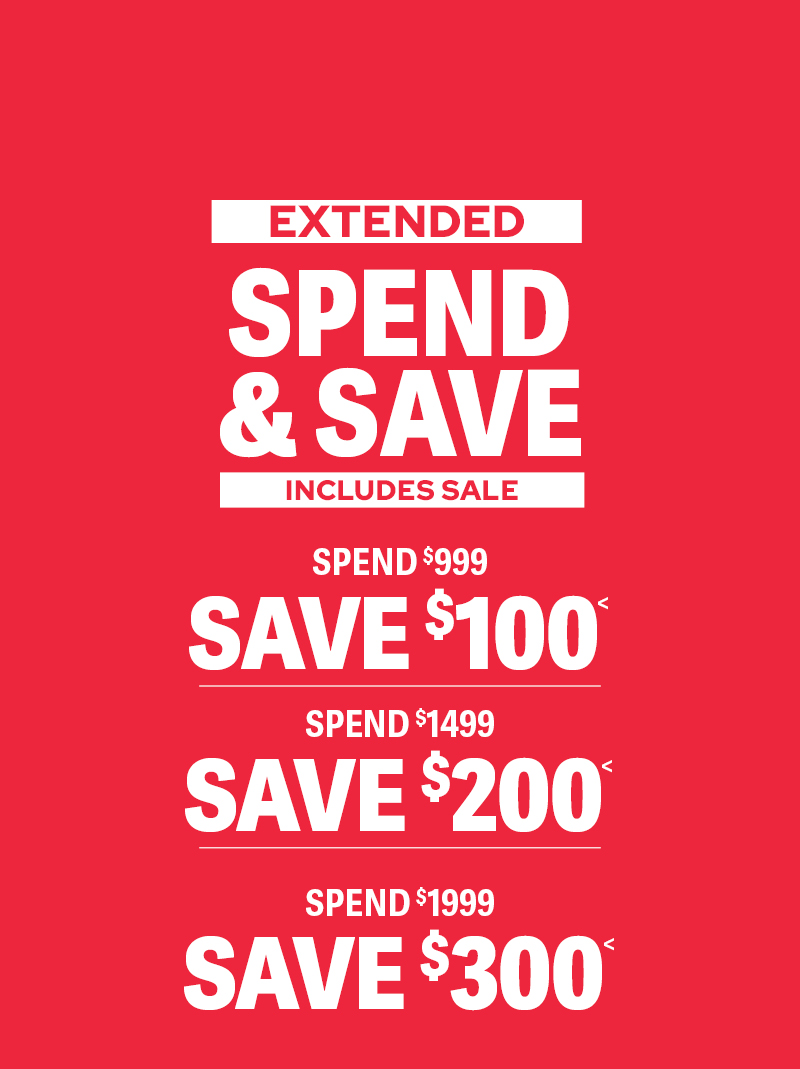 Spend & Save Extended