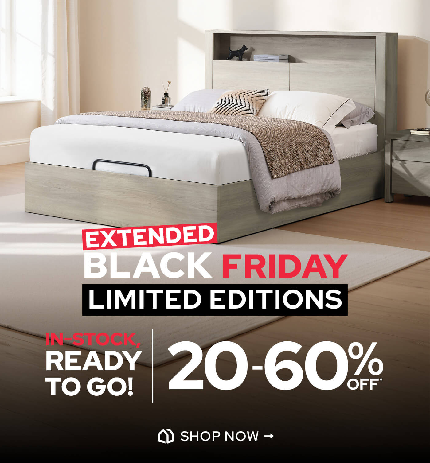 In stock, ready to go!