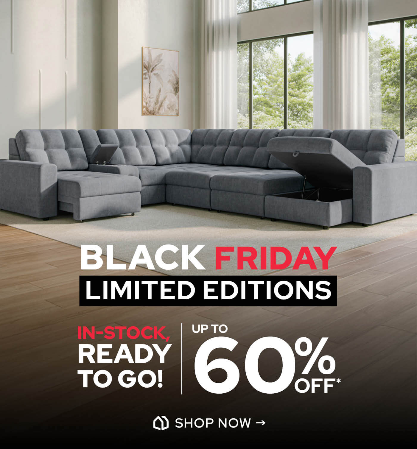 In stock, ready to go!