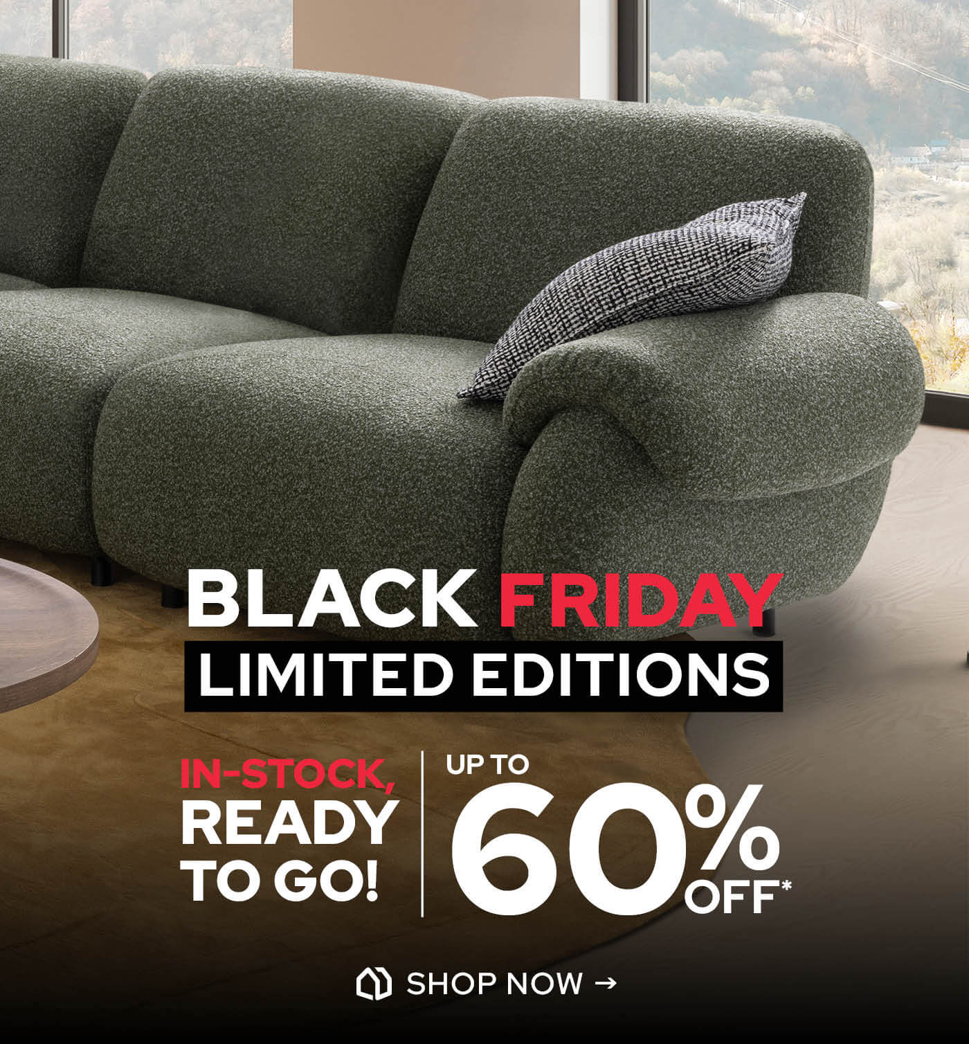 In stock, ready to go!