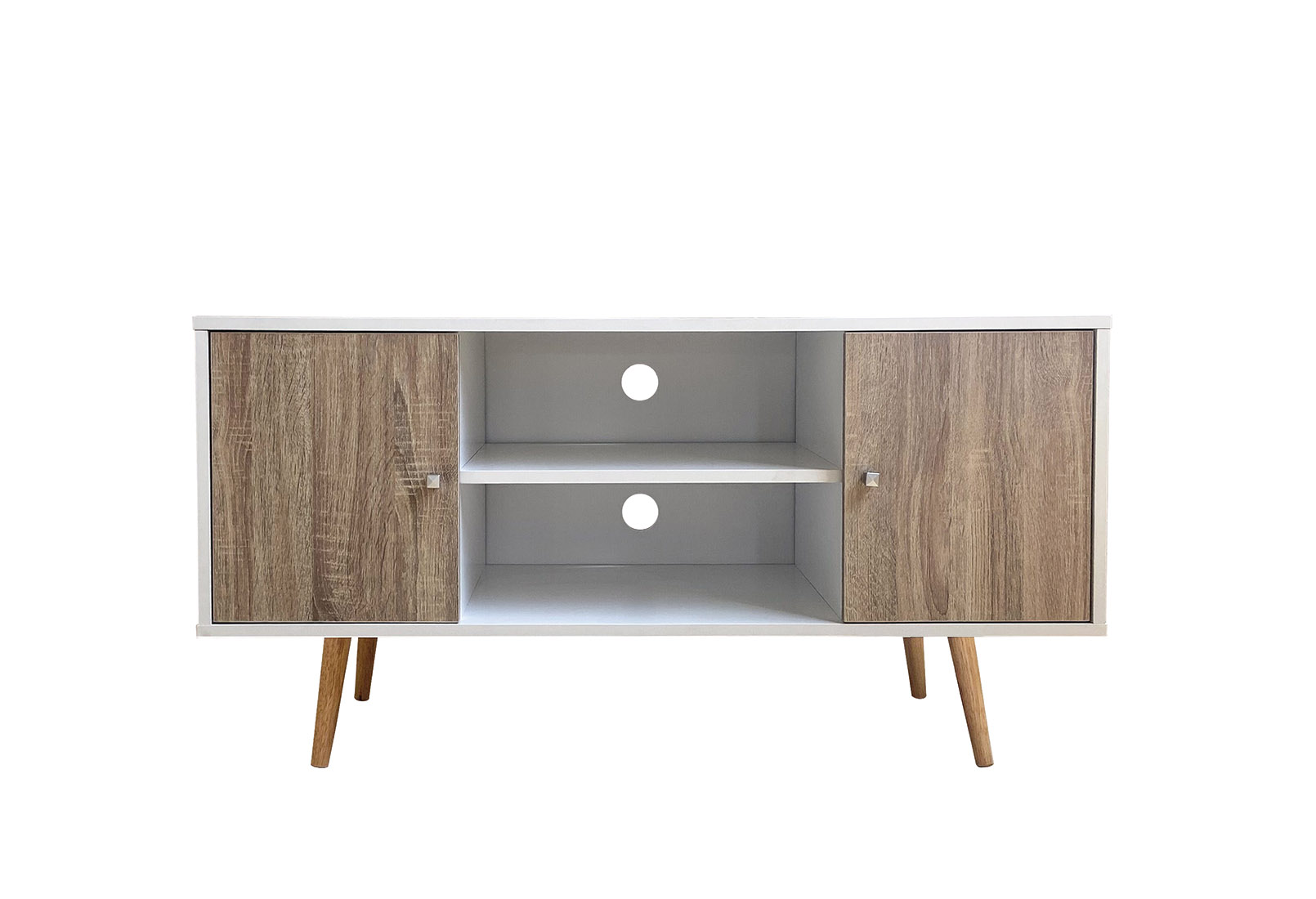 WHITE ETIENNE White Entertainment Unit Amart Furniture