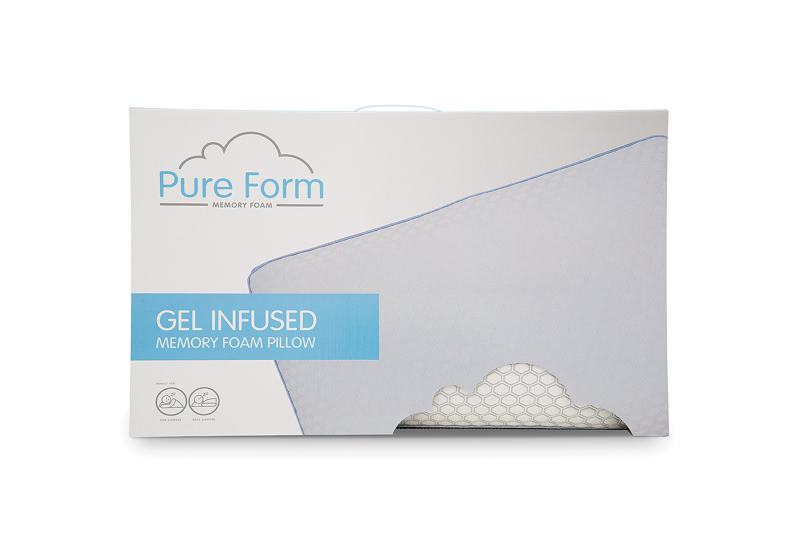 pure form gel infused memory foam pillow
