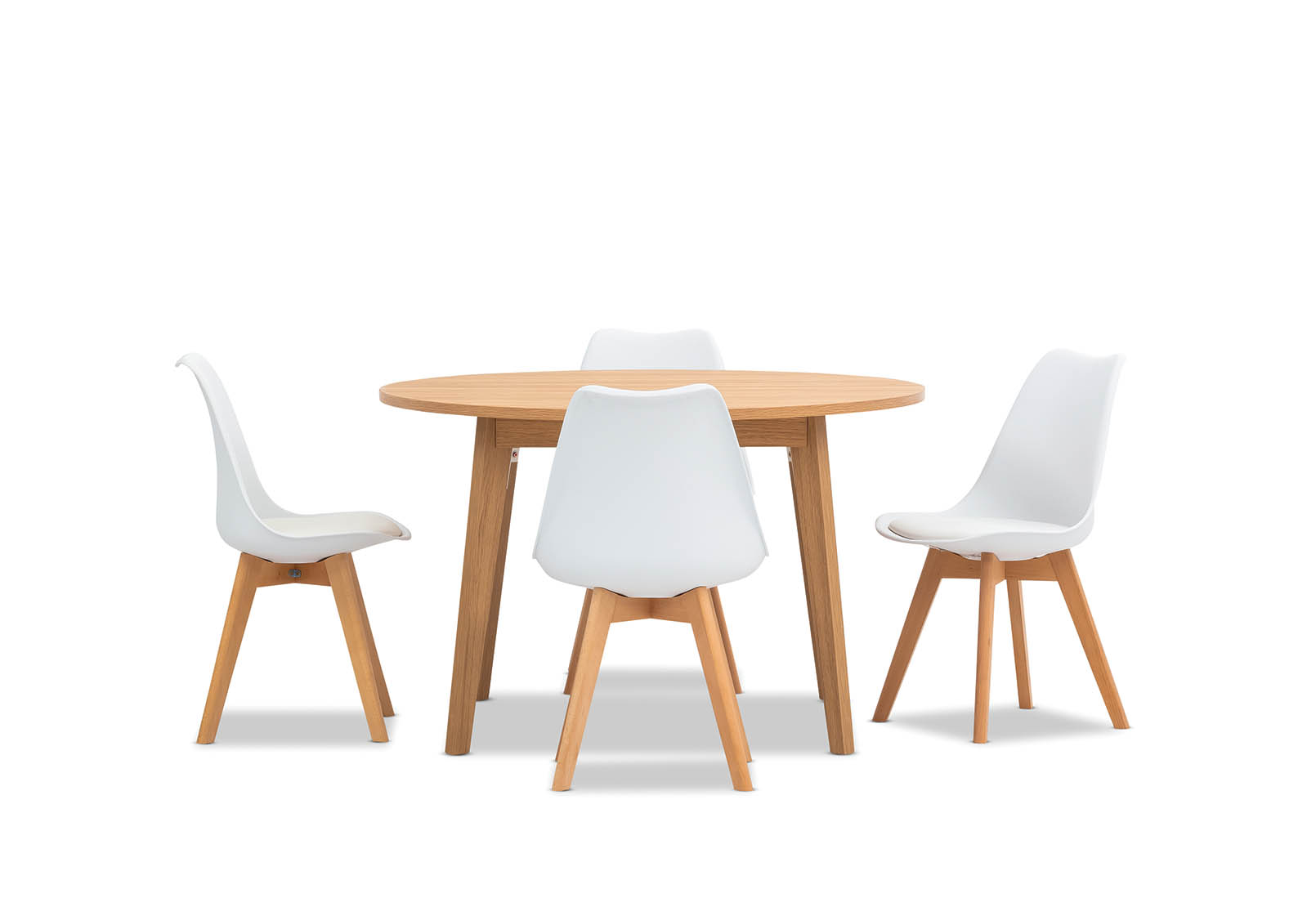 OAK PEDRA Round Dining Table Amart Furniture