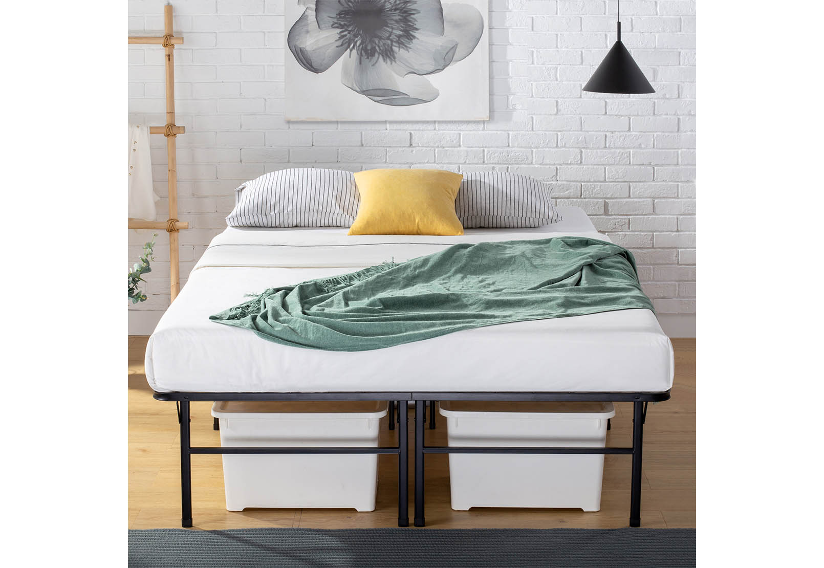 BLACK KANE Black Queen Bed Amart Furniture