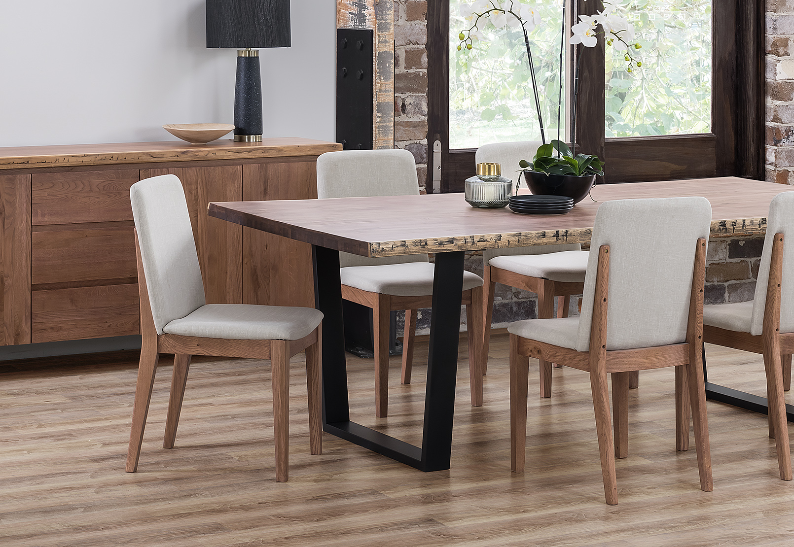 NATURAL WALNUT NERO 2200 Dining Table | Amart Furniture