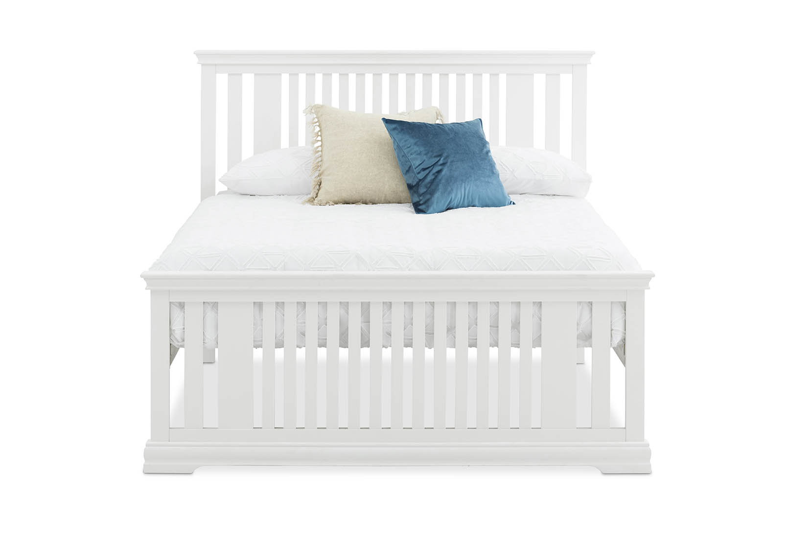 WHITE YAMBA Queen Bed