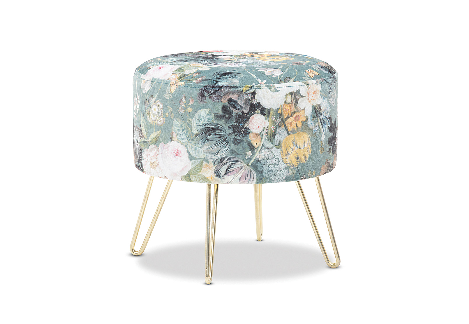 ANTIQUE FLORAL YOSHI Fabric Stool