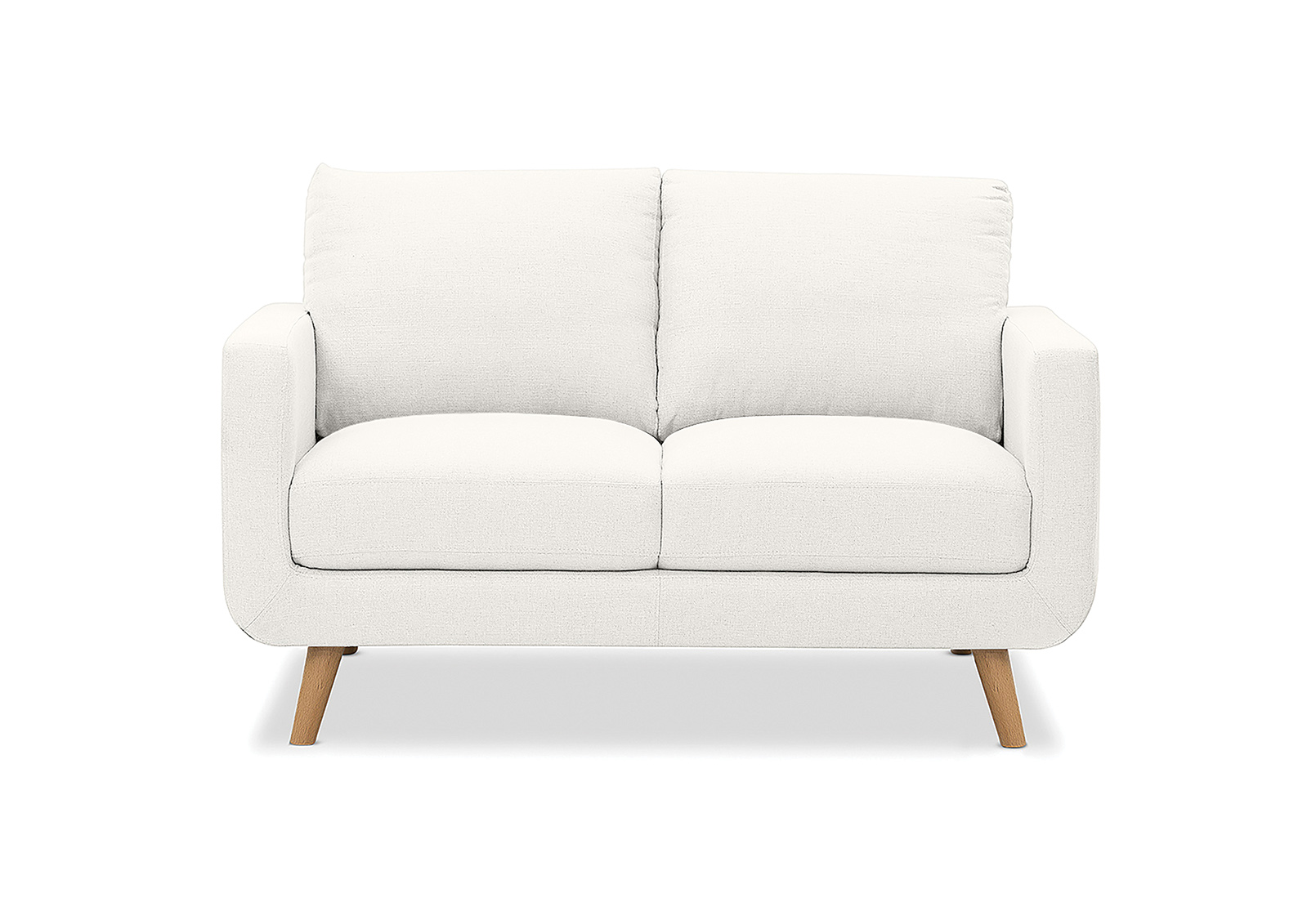 BEIGE PHOEBE Fabric 2 Seater Sofa