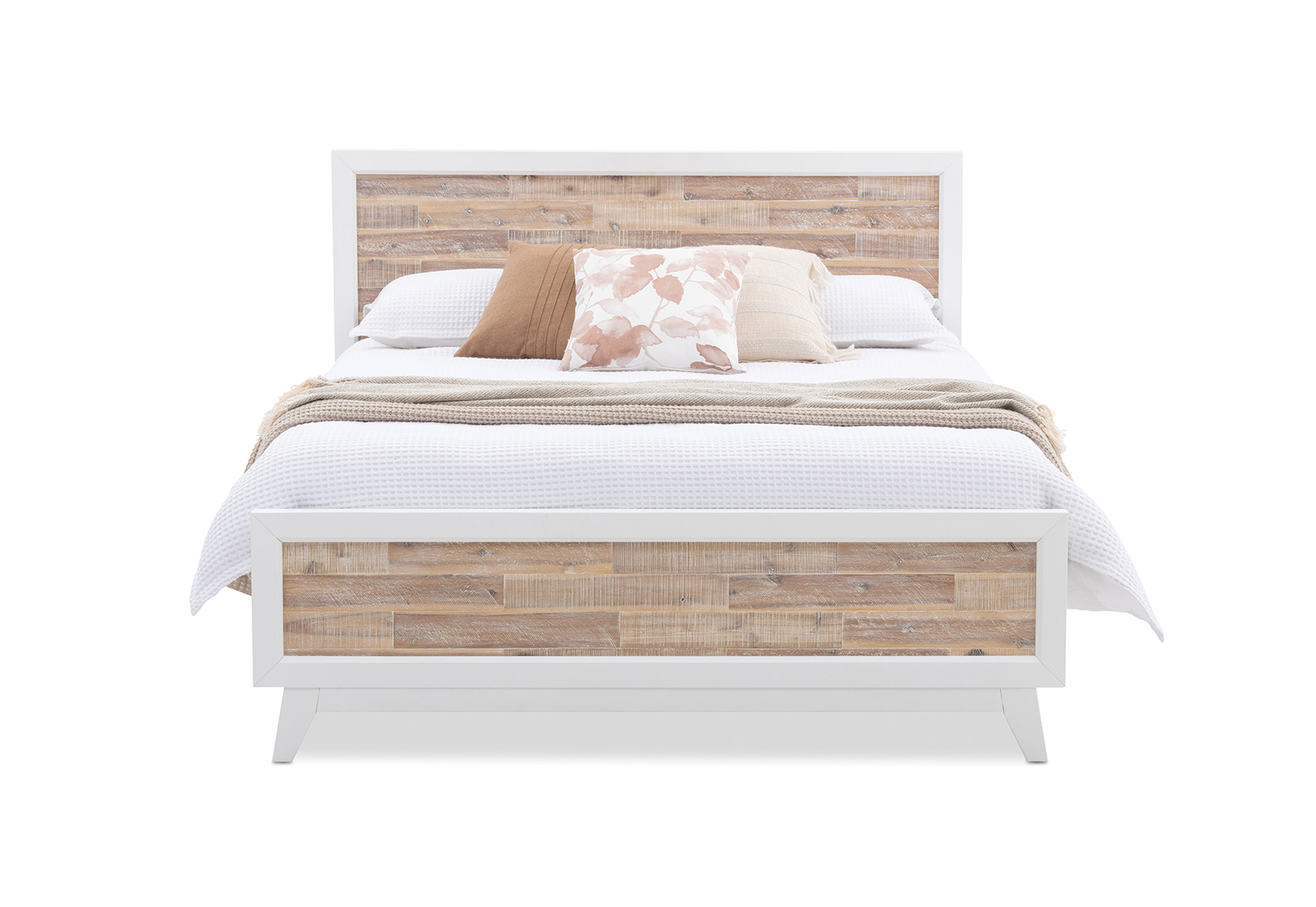 WHITE WASH TULUM King Bed Amart Furniture