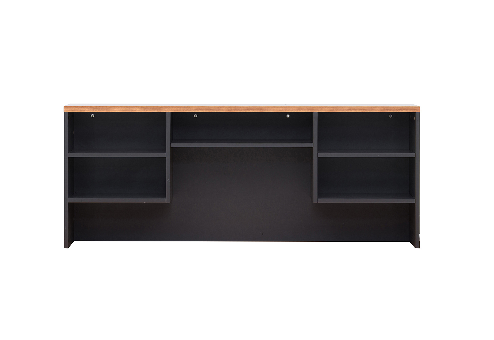 CHARCOAL/ WALNUT EAGLEFIELD Desk Hutch