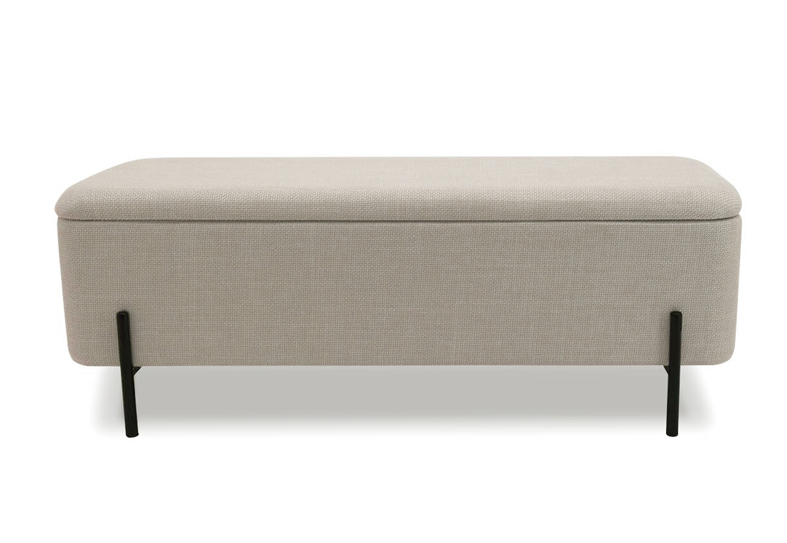 BEIGE MEJIA Storage Ottoman