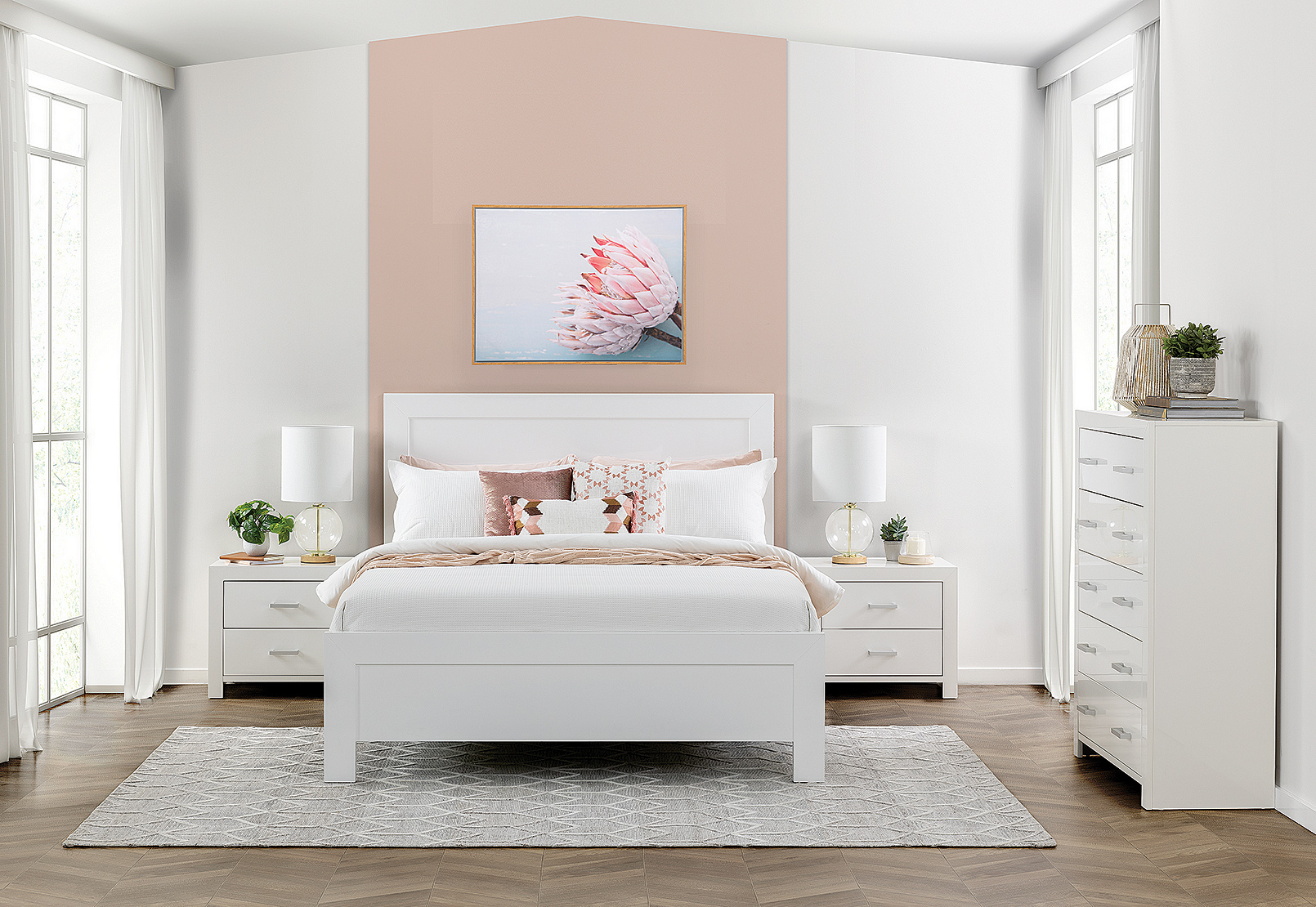 amart white furniture bedroom suites