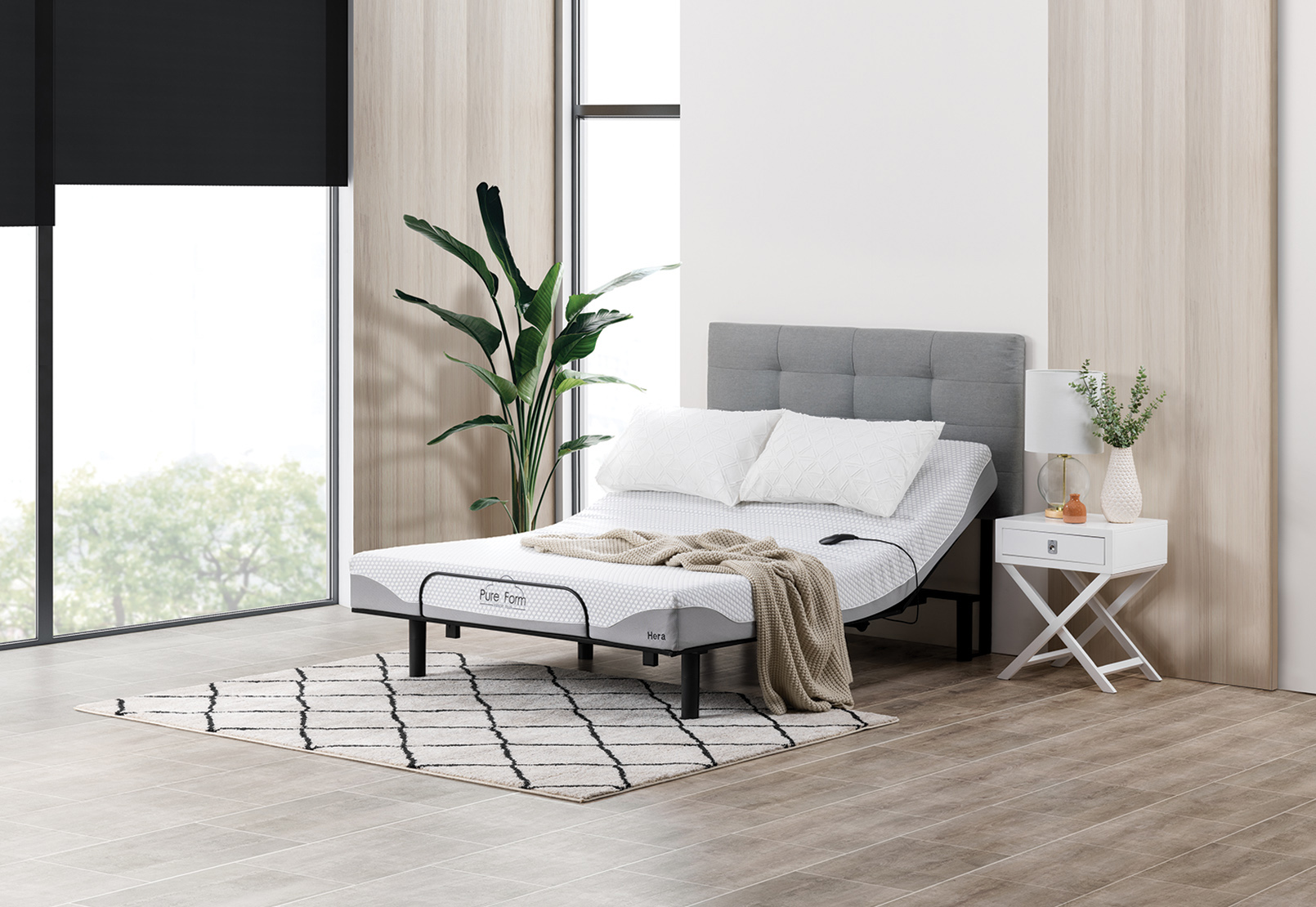 Pure Form Hera Queen Motion Bed Package Amart Furniture