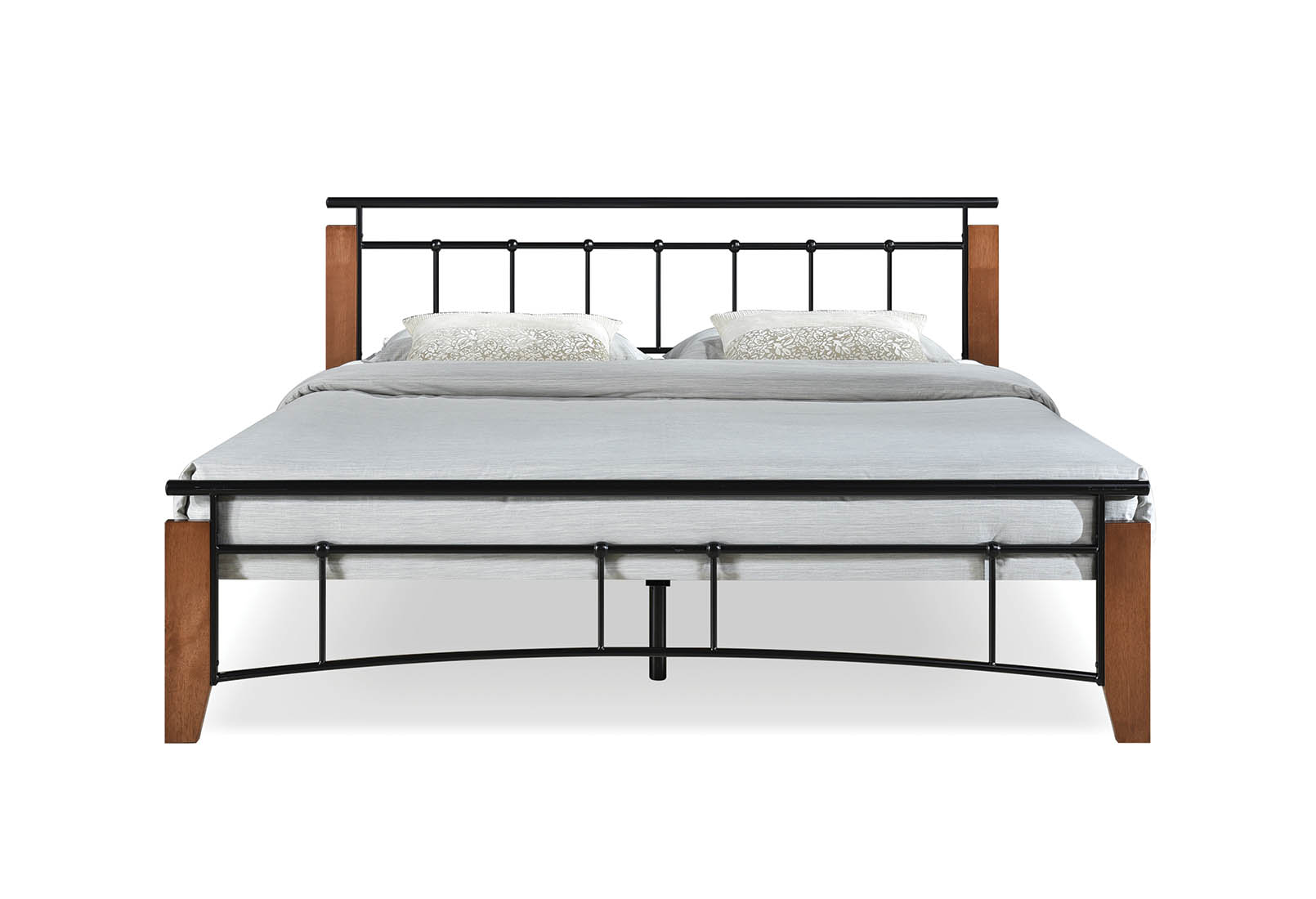 BLACK/TIMBER SAN BERNARDO King Bed Amart Furniture