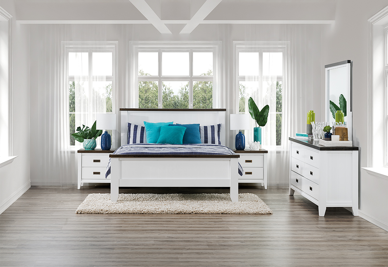 Le Franschhoek 4 Piece Queen Dresser Bedroom Suite Amart