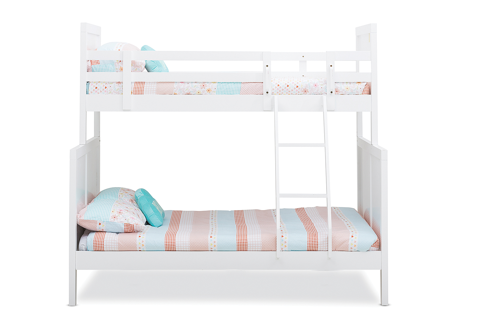 WHITE CAPTAIN JACK Single Over Double Bunk Bed Amart Furniture