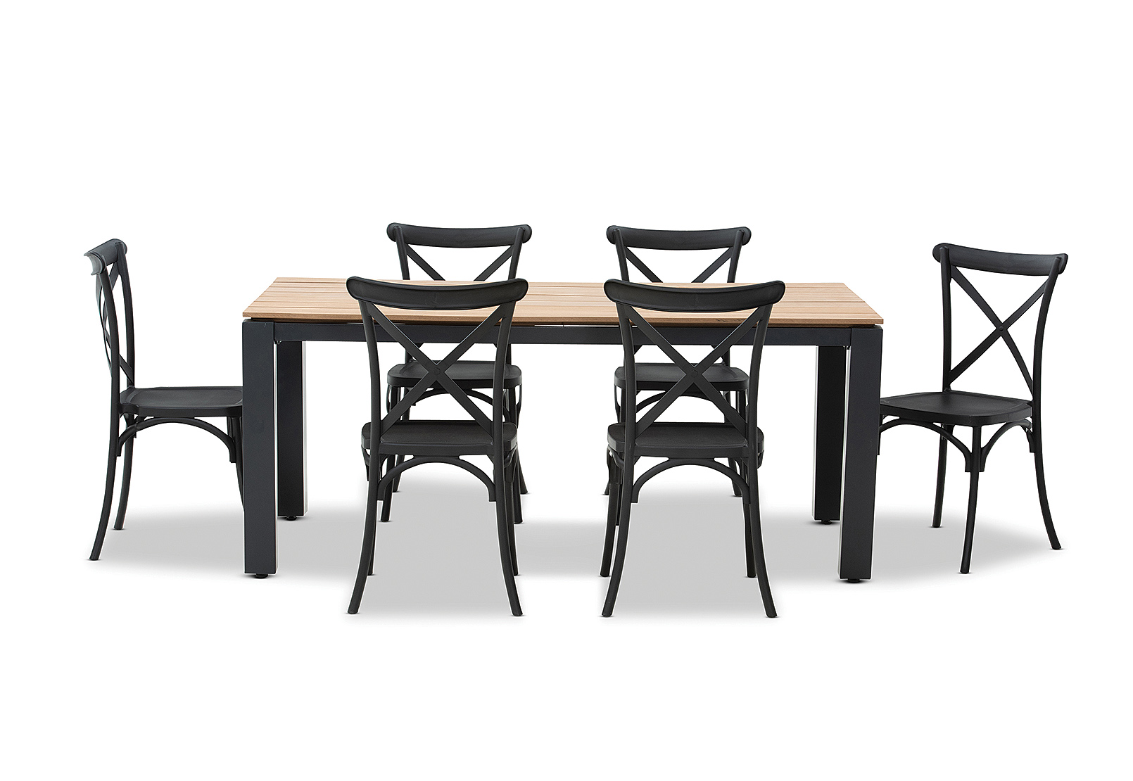 Mornington 7 Piece Outdoor Dining Skylar Chairs Amart