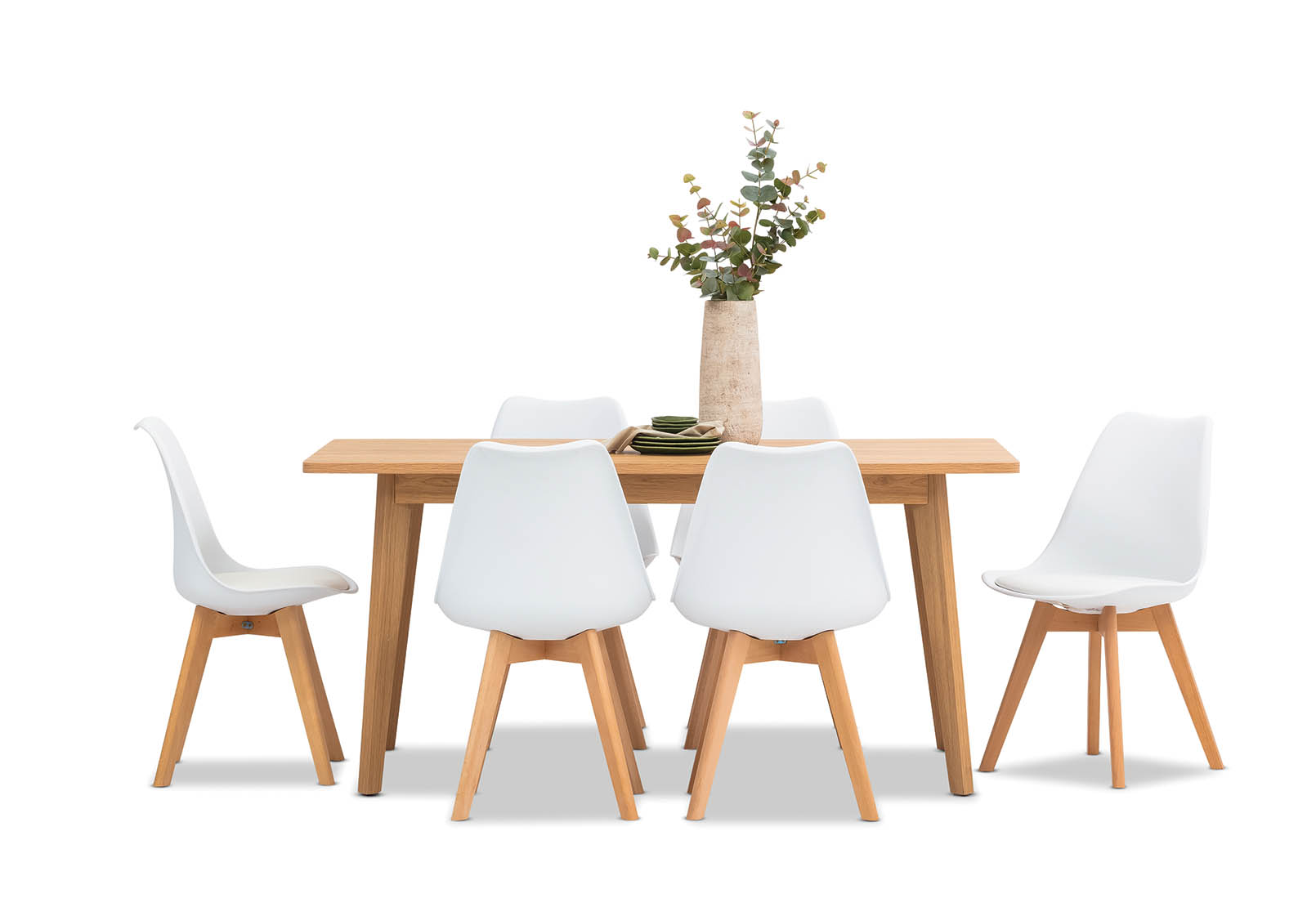 OAK PEDRA Rectangle Dining Table Amart Furniture