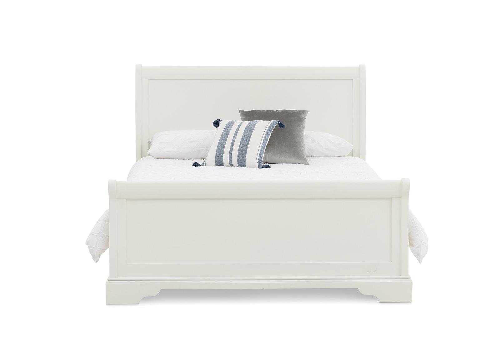 WHITE MAPLETON King Bed Amart Furniture